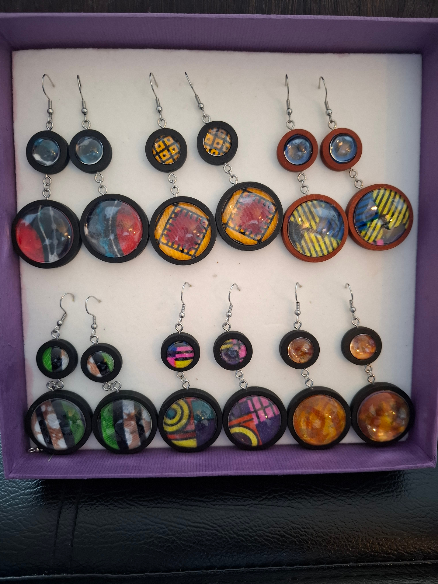 Customer wearing CocoRoomCreative jewellery